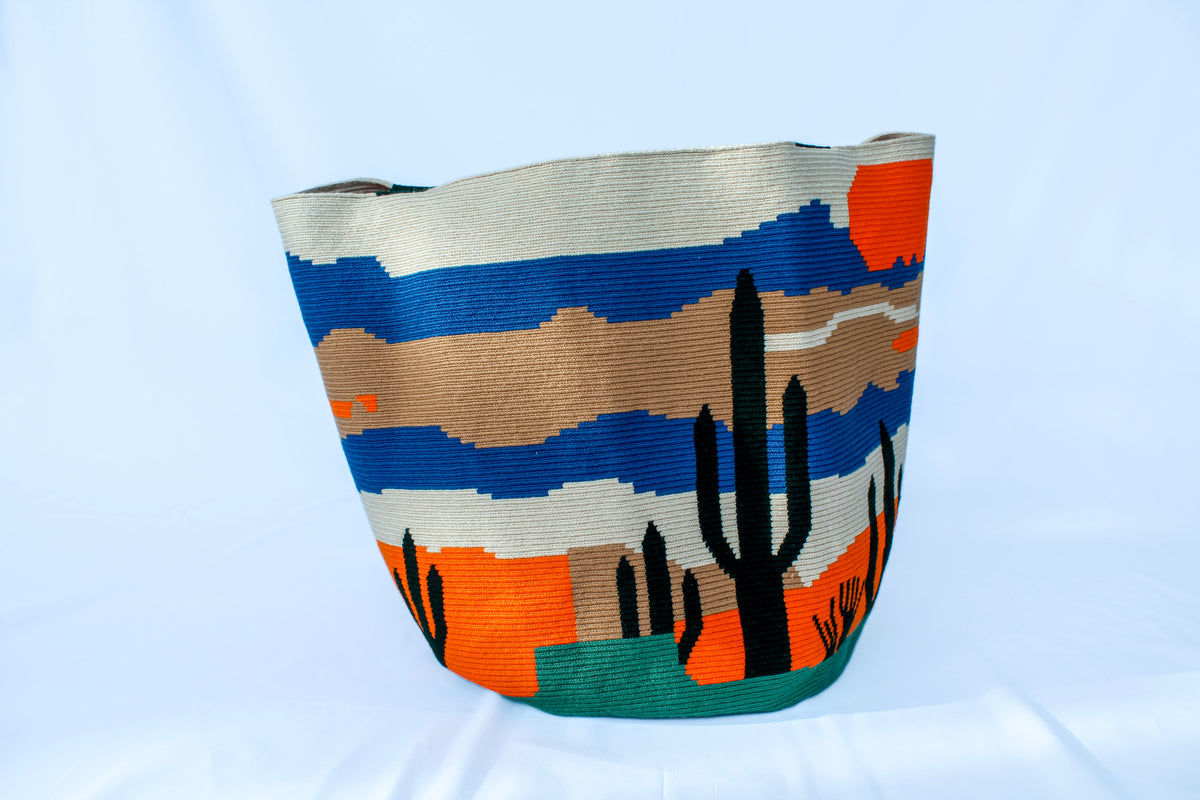 Mochila Wayúu Cactus