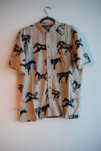 Camisa Chino – Caballos Negro