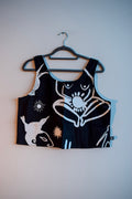 Top Tirantes Negro – Sueños Blanco