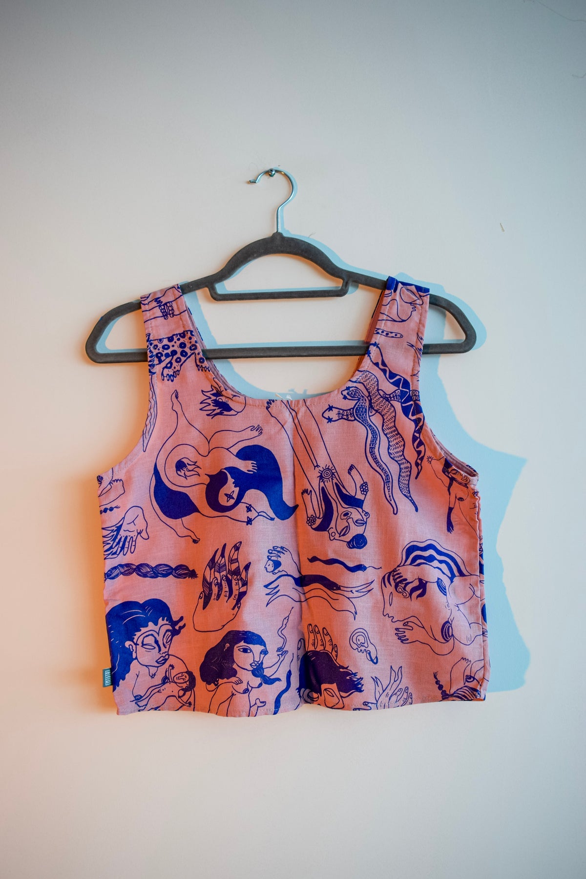 Top Tirantes Rosa – Creación Azul